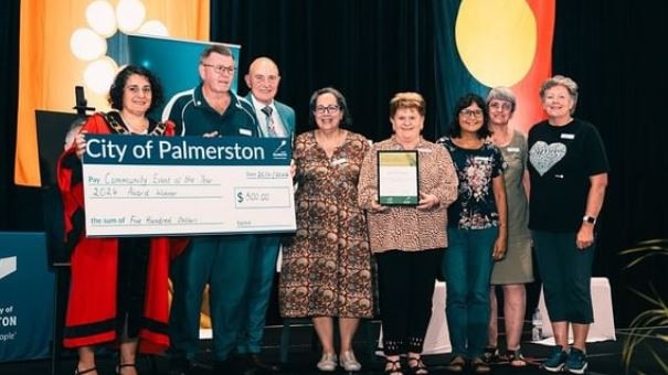 Eat Up was awarded Community Event of the Year at the Palmerston Recreation Centre. Supplied: City of Palmerston.