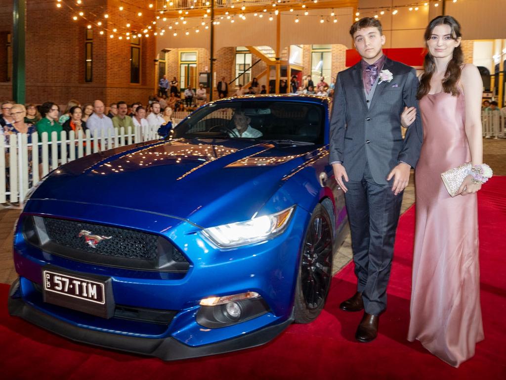 CLASS OF 2024: Townsville Grammar School formal. Students Sam Teunisse & Vivienne Roehr.