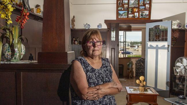 Janet Allen interrupted a thief inside her inner city home in Toowoomba. Picture: Nev Madsen.