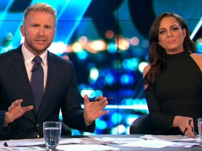 The Project guest host Hamish Macdonald said the show’s crew had been banned from One Nation’s campaign events. Picture: Channel 10