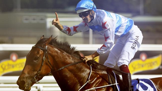 Hugh Bowman (pictured) again partners the lightly-raced Endorsement on Thursday. Picture: Getty Images