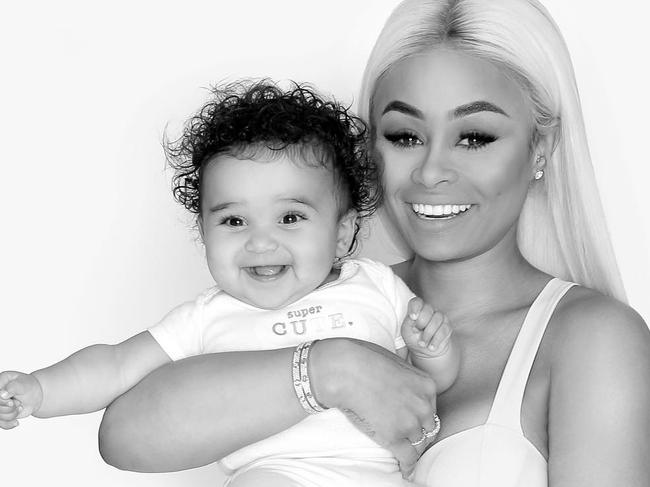 Bloc Chyna with daughter, Dream. Picture: Blac Chyna/Instagram