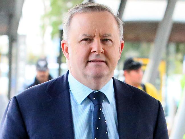 11/06/2019Opposition Leader Anthony Albanese at Perth Airport.pic Colin Murty The Australian