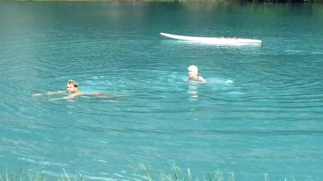 Bexhill quarry still attracts swimmers