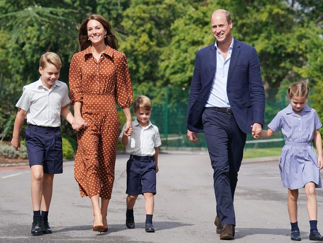 The Wales children attend the exclusive Lambrook School near Ascot in Berkshire. Picture: AFP