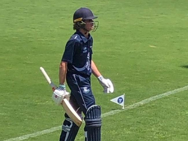 Carlton century-maker Lachlan Shinn-Mahony. Pic: Carlton CC