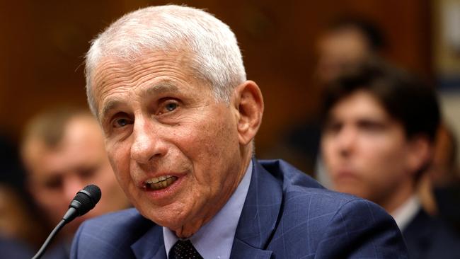 Dr Fauci testifies before the House Oversight and Accountability Committee Select Subcommittee in June 2024. Picture: Getty Images