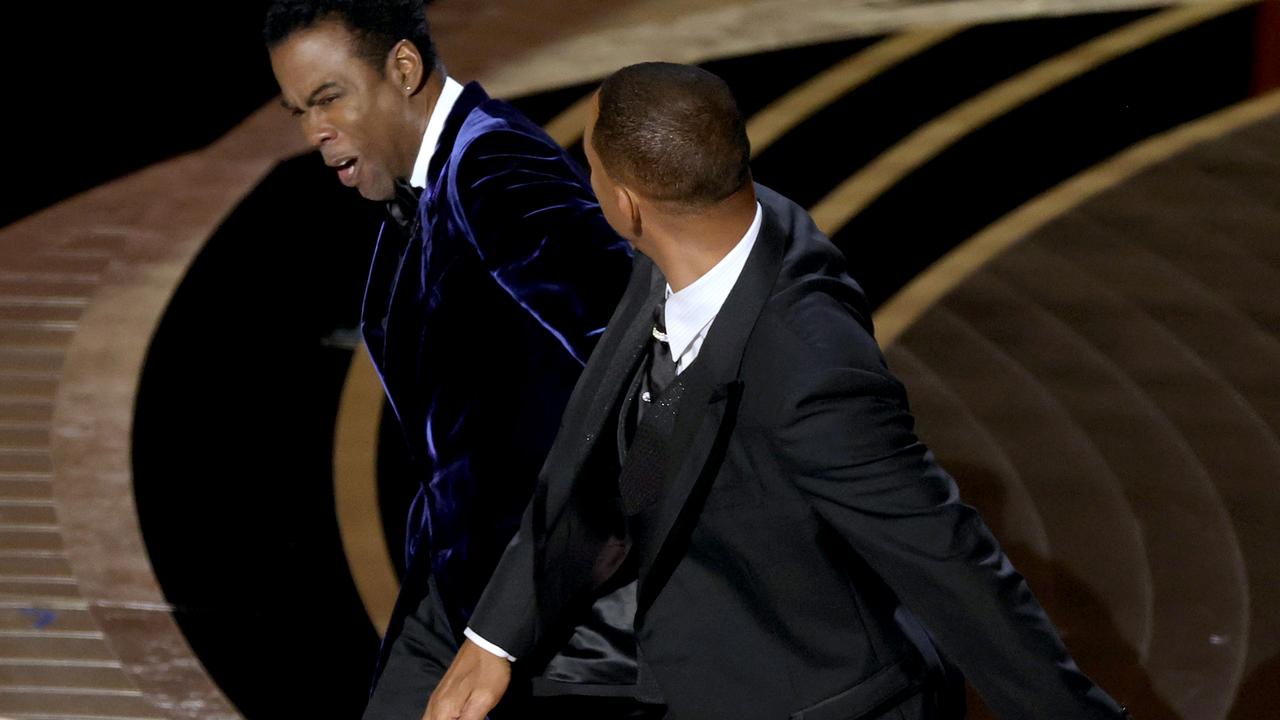 In front of audiences across the world, Smith smacked Chris Rock. Picture: Neilson Barnard/Getty Images