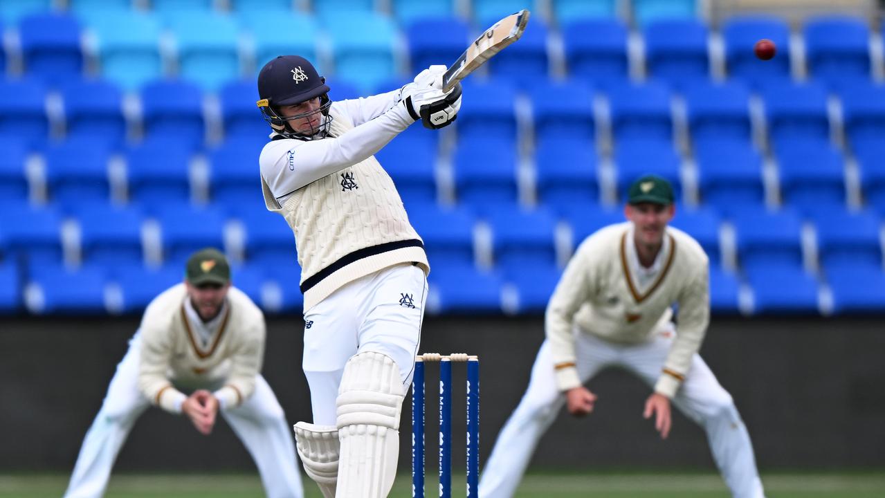 Peter Handscomb . (Photo by Steve Bell/Getty Images)