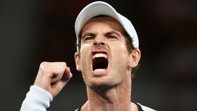 Andy Murray on day one of the 2019 Australian Open. Picture: Getty Images