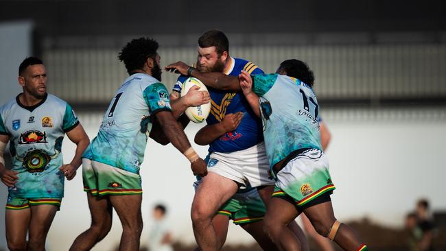 Marist Brothers played some scintillating football in the team’s win. Picture: Elise Derwin