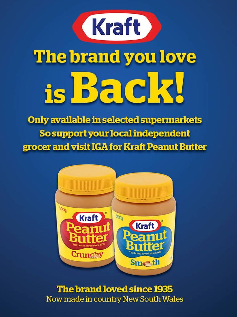 Bega and Kraft in court as rival peanut butters appear in IGA supermarkets