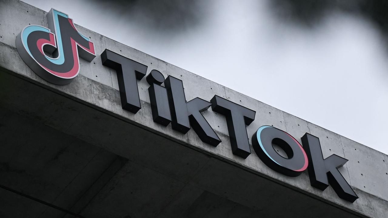 TikTok is a popular platform used by crime syndicates to make contact with youngsters. Picture: AFP