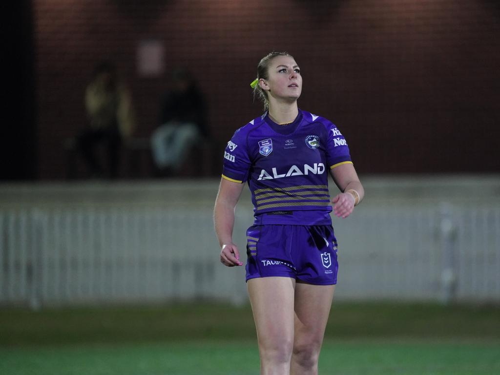 Alysha Bell is a young player stepping up for the Parramatta Eels in the Harvey Norman Women's Premiership. Picture: Parramatta Eels