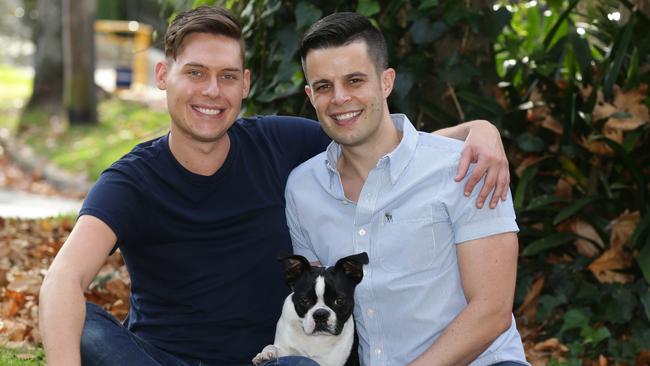Chris Inzitari and his partner Sean Wheatley have urged the Australian Government to adopt the “Californian model” to surrogacy laws