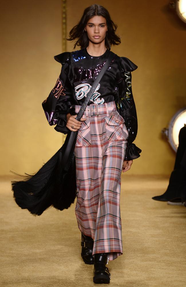 Frills and checks, oh my. Picture: Getty Images