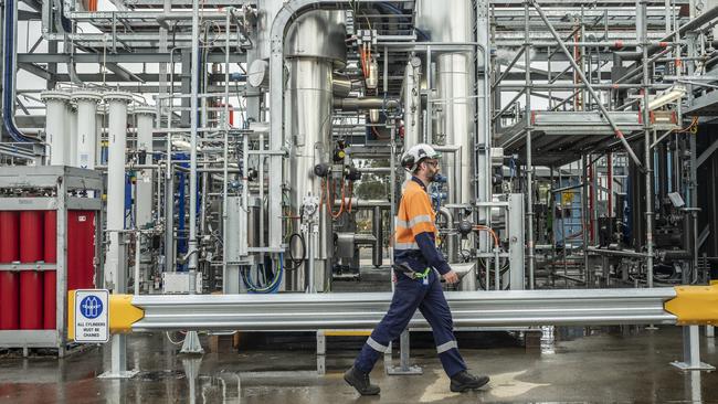 A hydrogen plant in Victoria’s Latrobe Valley.