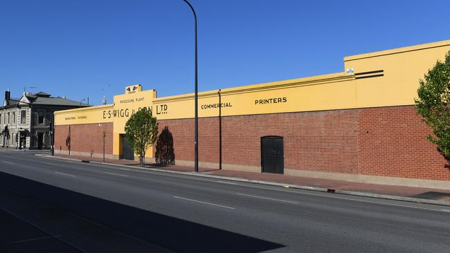 The former EG Wigg and Son factory at 79 Port Rd, Thebarton. Picture: Tricia Watkinson