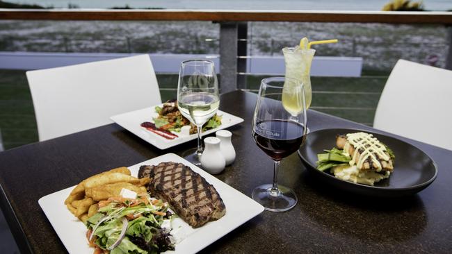 Tuck into award-winning cuisine at Bribie Island Surf Club.