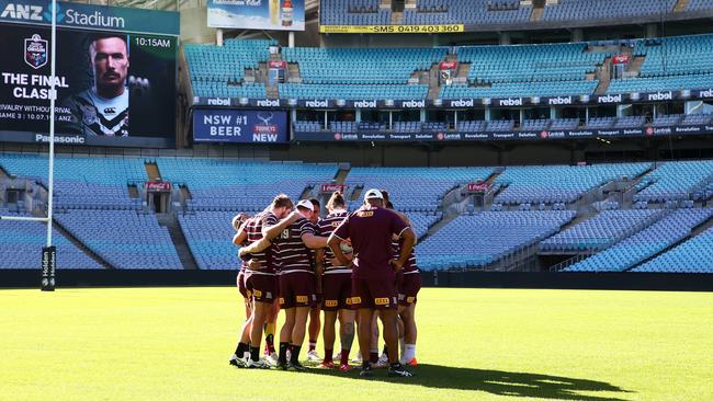 Underdog status will suit the Maroons. Image: Adam Head