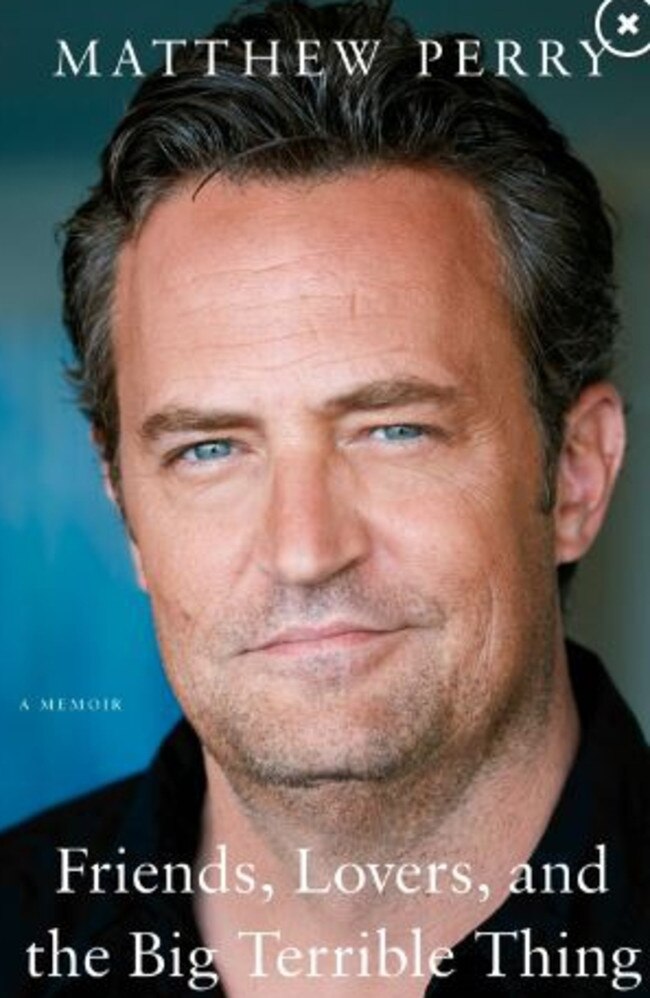 Matthew Perry's memoir will be released in November. Picture: Supplied