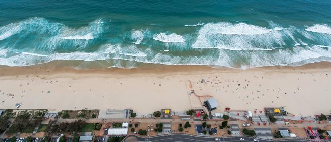 View from the sub-penthouse of the Soul tower at Surfers Paradise. Photo: Supplied