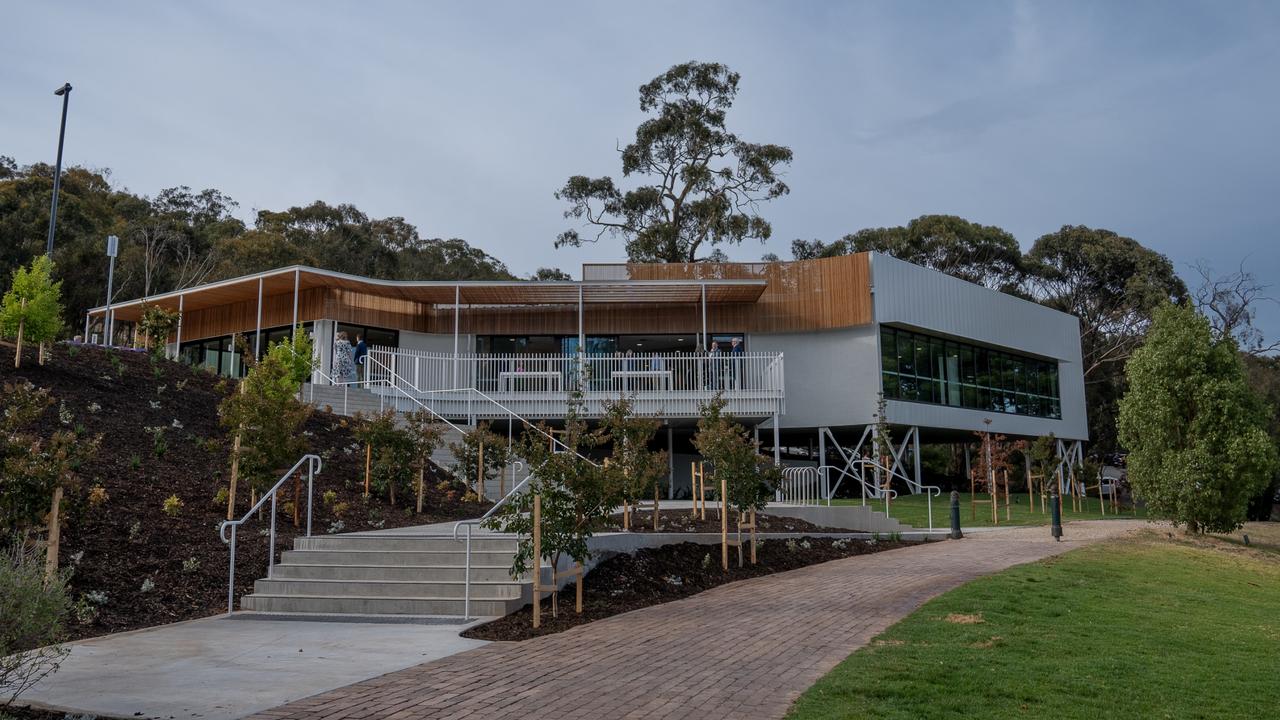 The new $7m Pavilion at Carrick Hill, where the new restaurant will open. Picture: Luke Simon