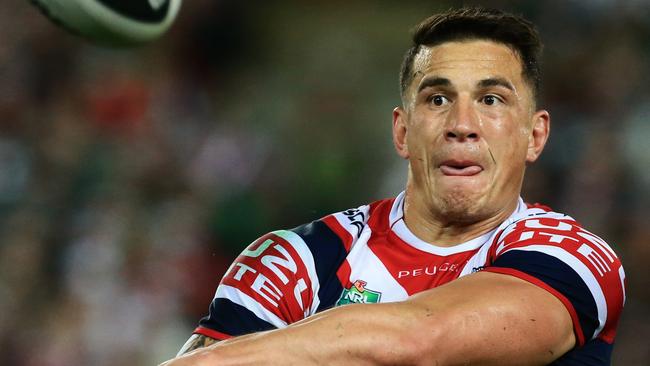 Sonny Bill Williams won a premiership with the Roosters in 2013. Picture: Mark Evans