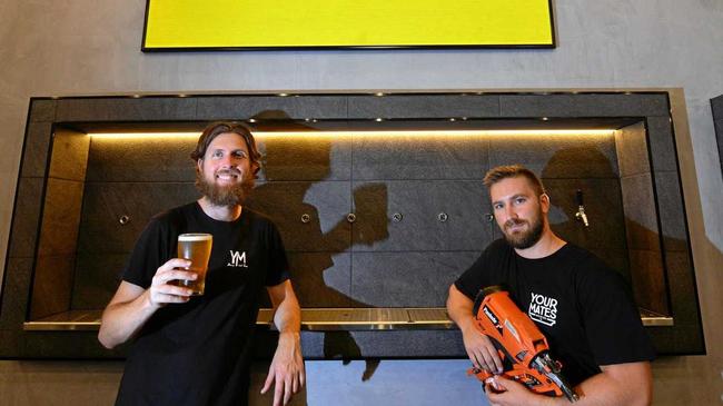 BEER TIME: Your Mates Brewery co-owners Christen McGarry and Matt Hepburn are gearing up for a grand opening. Picture: John McCutcheon