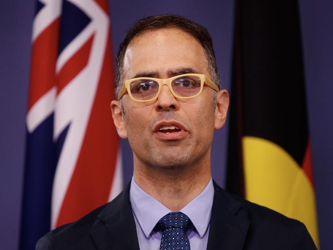 Treasurer Daniel Mookhey briefed colleagues on changes on Tuesday. Picture: NewsWire / Nikki Short