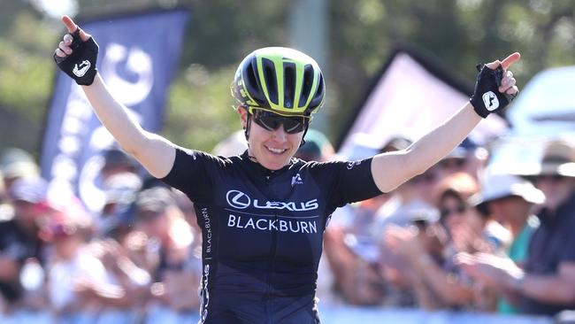 Bay Cycling Classic (Bay Crits). Stage 1, Eastern Gardens. 1.92km Criterium Course. Womens Elite winner Amanda Spratt.  Picture: Mike Dugdale