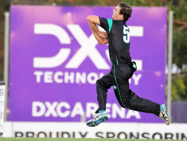 Tom O'Connell was a consistent wicket taker for the Melbourne Stars Academy in the Top End T20 tournament. Picture: NT Cricket.