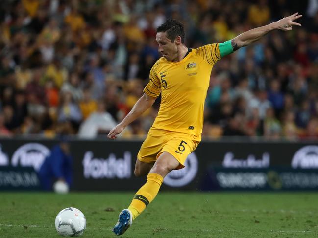 Former Socceroos skipper Mark Milligan is retiring from football. Picture: Robert Cianflone/Getty Images