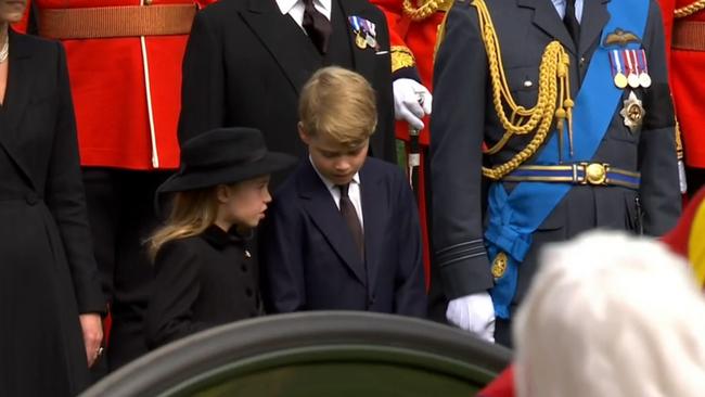 Princess Charlotte and Prince George.