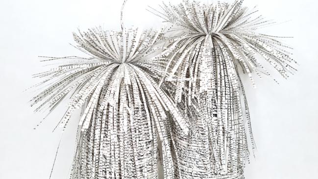 A detail from Jenna-Lee’s Grass Trees, the winner of the Waterhouse Natural History prize at the South Australian Museum