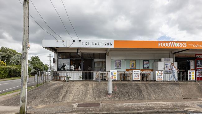 The Mailman sits alongside a set of shops in Alexandra Hills. Picture: David Kelly