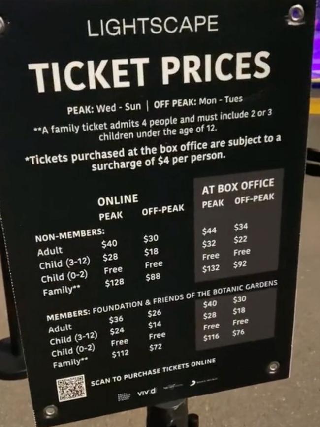 In peak periods, a family ticket would cost $128. Picture: @son_dawg_millionare/TikTok