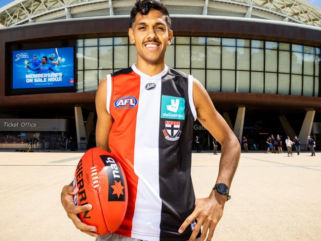 Nasiah Wanganeen-Milera is taking to his new surroundings at St Kilda well Picture: AFL Photos/Getty Images