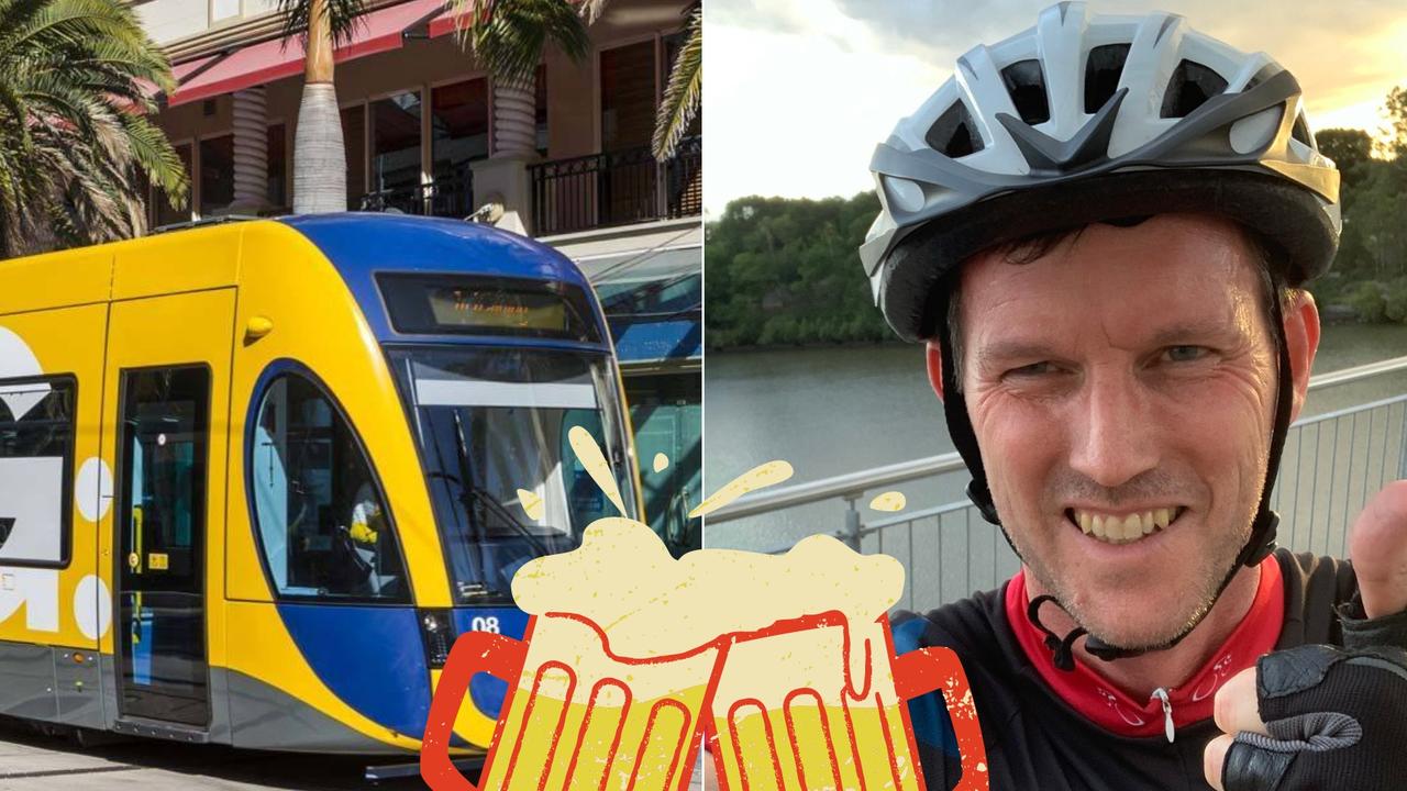 Palm Beach residents have invited Transport Minister Mark Bailey to "have a beer" with them instead of posting on Facebook over the light rail.