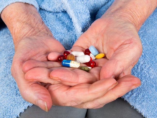 The report shows staggeringly high use of antipsychotics and addictive opioids in aged care homes. Picture: iStock