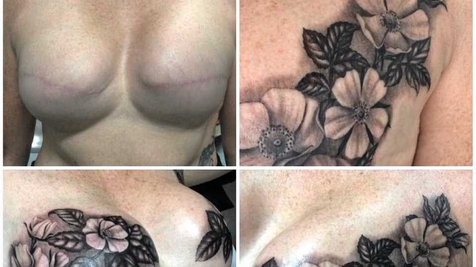 How a tattoo made Karen feel like she had breasts again | The Courier Mail
