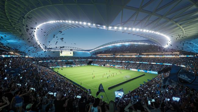 Inside the stadium, modern lighting and other features will stagger the visitor.