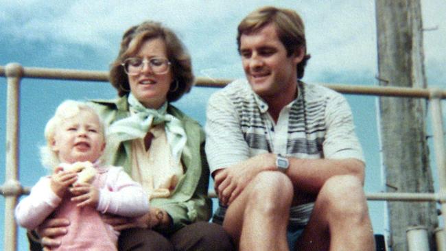 Lynette Dawson with Chris and daughter Shanelle in 1979.