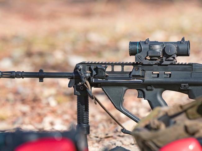 A generic photo of a Steyr semi automatic rifle as used by the ADF, defense, weapon, ArmyPicture: Glenn Campbell