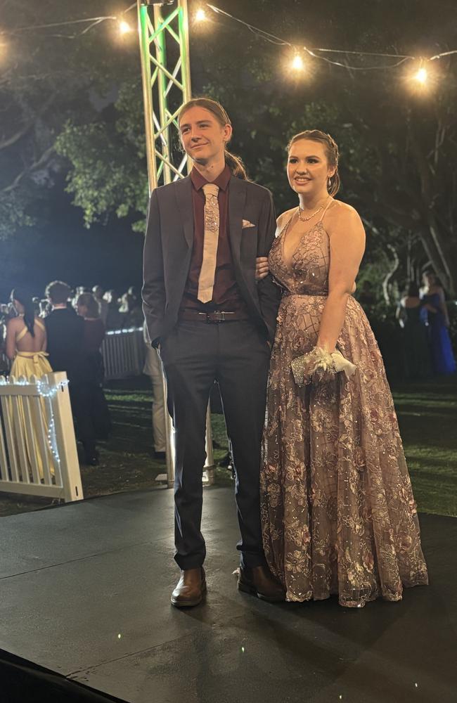The students of Hervey Bay State High School enjoy their formal.