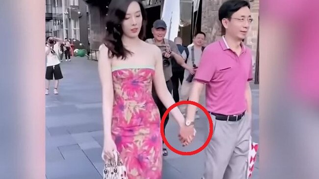 PetroChina executive Hu Jiyong and his secretary – known only by her surname “Dong" – were outed in a viral video. Picture: YouTube