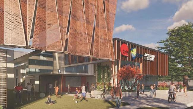 A concept showing what the sporting and events precinct could look like. Picture: supplied