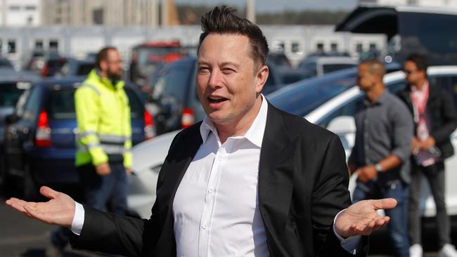 Tesla CEO Elon Musk in Germany recently. Picture: AFP