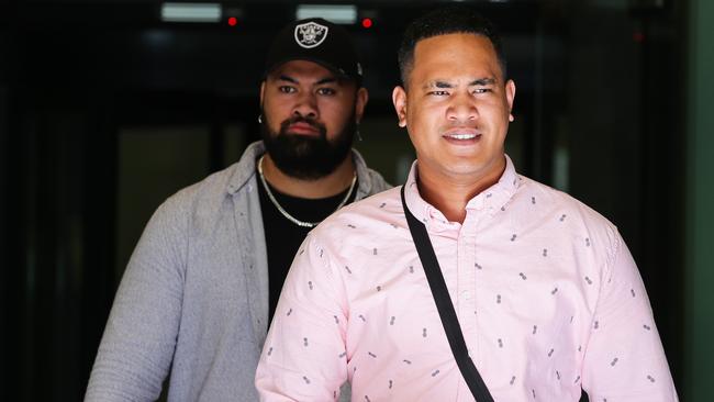 Livigisitone Meafua (right) pleaded guilty to his involvement in a crash and a carjacking in the M5 tunnel last year. Photo: NCA Newswire / Gaye Gerard