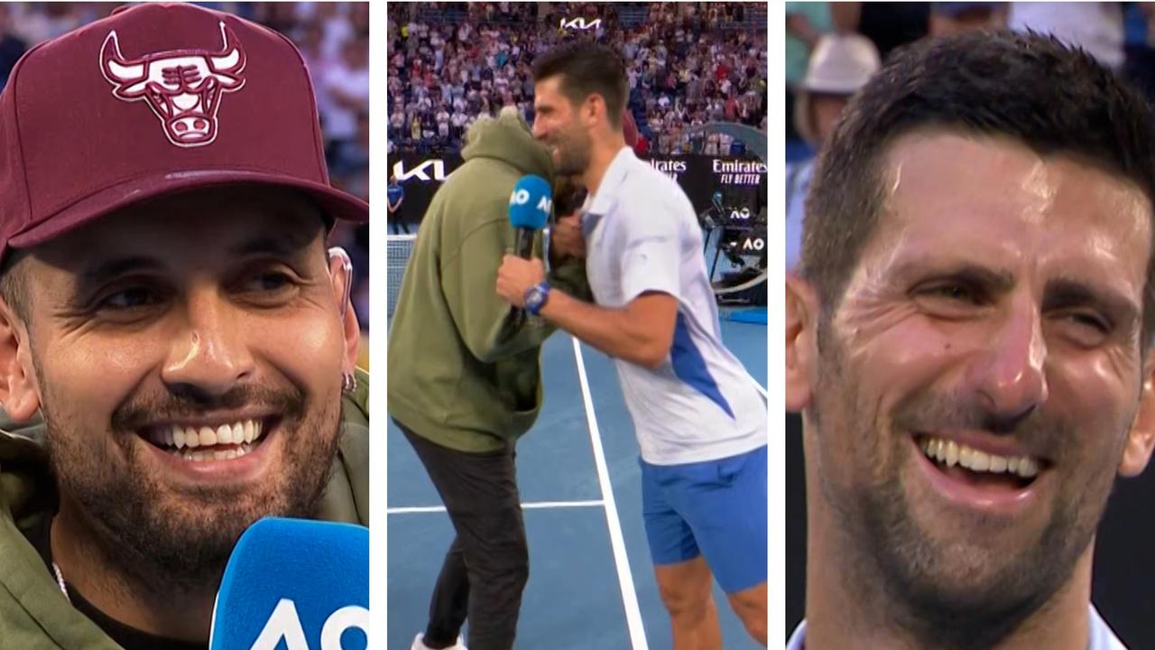 Interview de Nick Kyrgios avec la vidéo de Novak Djokovic, transcription complète après la victoire contre Taylor Fritz